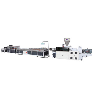 PVC wood-plastic profile and extrusion line