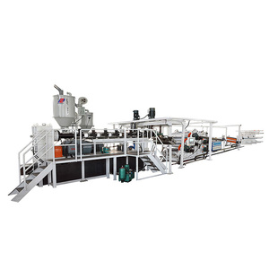 Plastic sheet board extrusion line